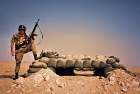 Operation Desert Shield/Storm 1990/91 (Pulling perimeter guard duty)